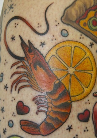 tattoos/ - Traditional-style shrimp - 49308