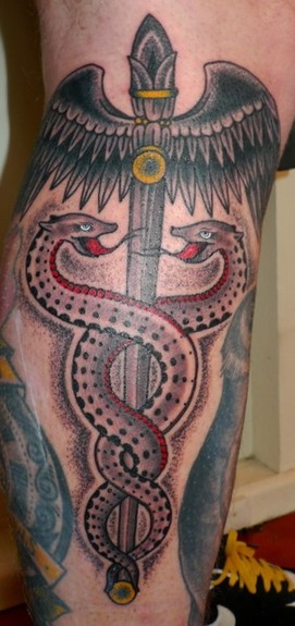 tattoos/ - Custom color serpent tattoo - 51713