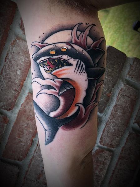 tattoos/ - Neo Traditional Shark - 134486