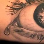 Black and Grey Realistic Eye tattoo Tattoo Design Thumbnail