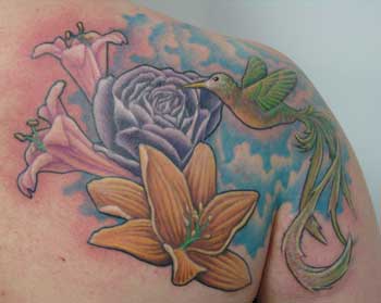 Looking for unique Custom tattoos Tattoos? hummingbird florals