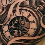 time tattoo clock pocket watch tommorow never comes until the next day Tattoo Design Thumbnail