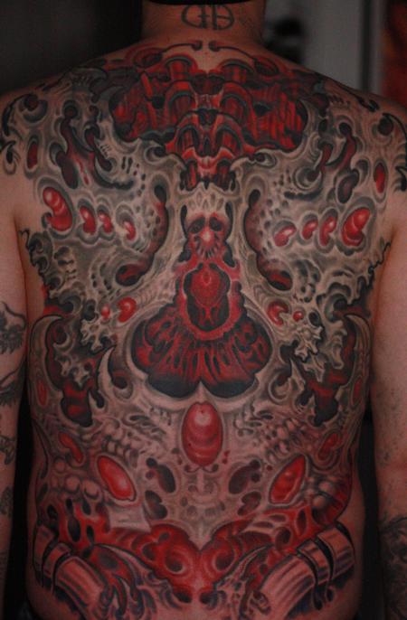 tattoos/ - Biomech back tattoo - 145605
