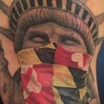 Maryland Statue of Liberty Tattoo Tattoo Design Thumbnail