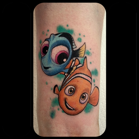 Cartoon - Baby Dory and Nemo 