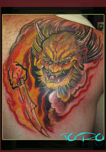 japanese demon tattoo. Todo - Demon Tattoo