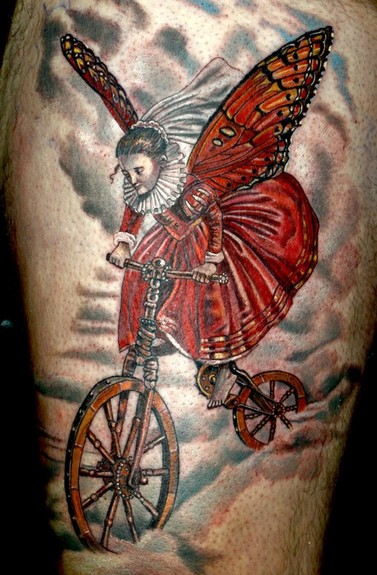 Tattoos - Todo - Bicycle · click to view large image · email this page to a friend. I've been working with a new client these days thats had an unusual 