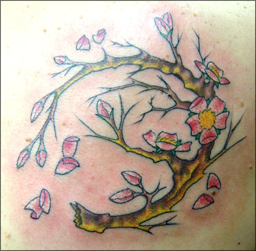 tattoos, Flower Cherry