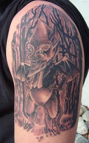 Jersey devil tattoo. When you watch movies or read books, devil is a living
