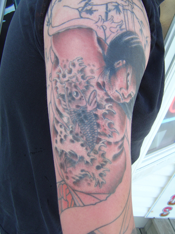 Looking for unique In Progress tattoos Tattoos samurai fighting octopus 