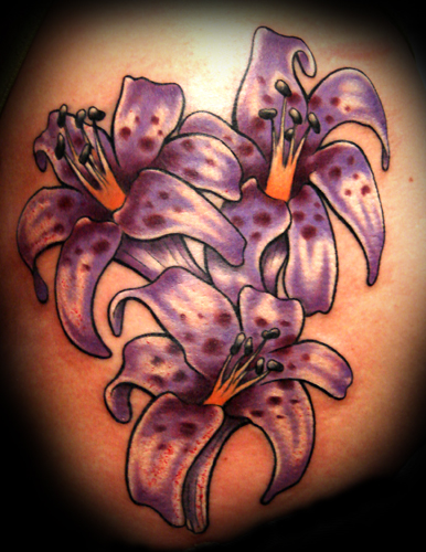 Looking for unique Tattoos? stargazer lily. Click to view large image