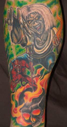Looking for unique Tattoos? iron maiden