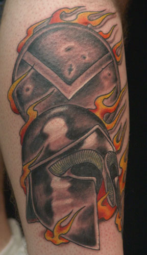 Black and Gray tattoos Tattoos roman armor