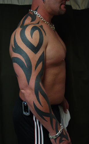 Often in traditional tribes tattoos stand for the rite of passage between 