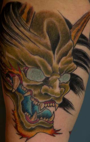 Custom tattoos Tattoos oni demon