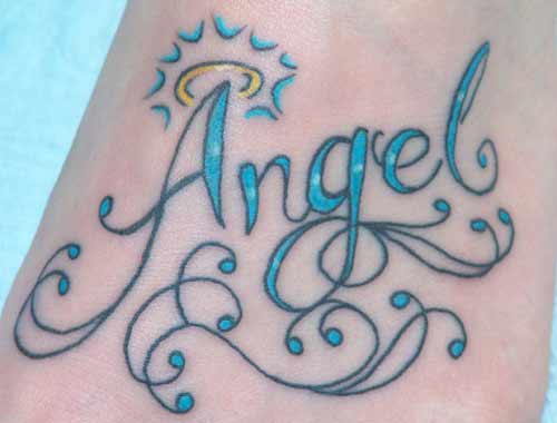 Anthony Lawton Tattoo Galleries: angel design