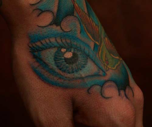 Color tattoos Tattoos eyes everywhere