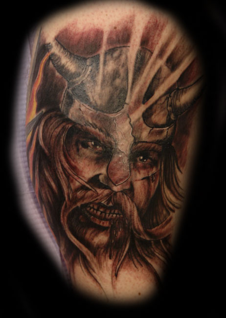 Home » Brooklyn » Crazy Viking Tattoo I did last time I was home…