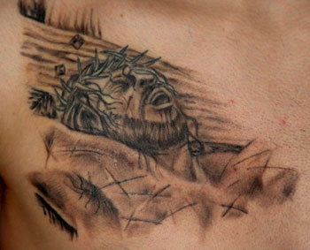 crucifix tattoos mannerism