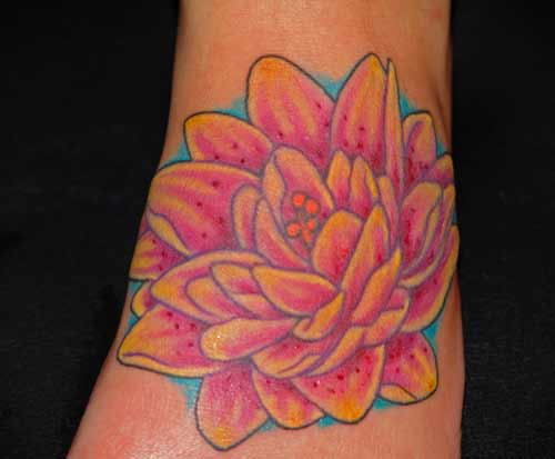 Flower tattoo picture: Lily tattoo picture