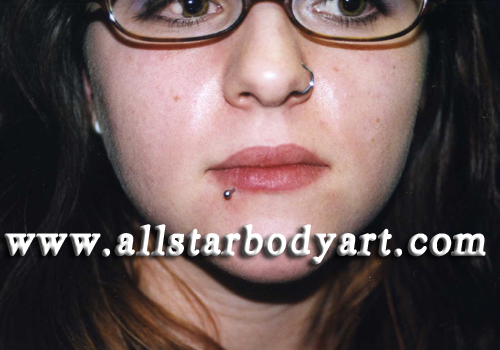 Looking for unique Christine Body Piercing? Lip Piercing
