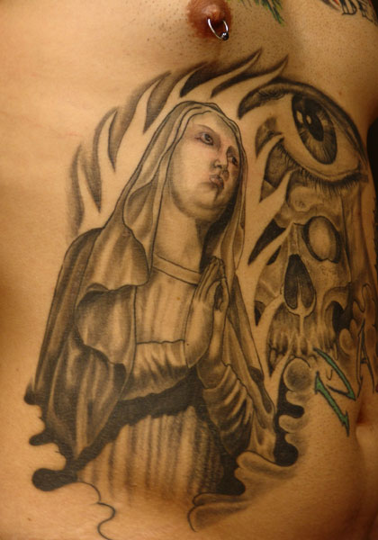 Realistic tattoos Tattoos blessed virgin