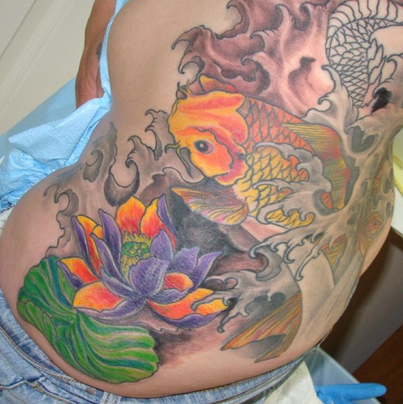 Koi Lotus Tattoos