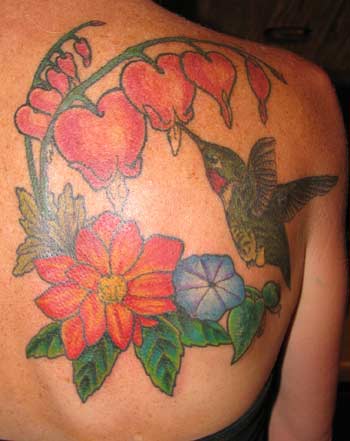 tattoos of hummingbirds and flowers. Tattoos? hummingbird
