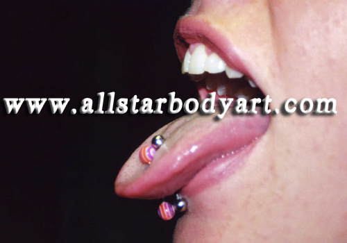Looking for unique Body Piercing? Double Tongue Piercing
