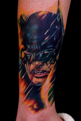 Color Tattoos Batman