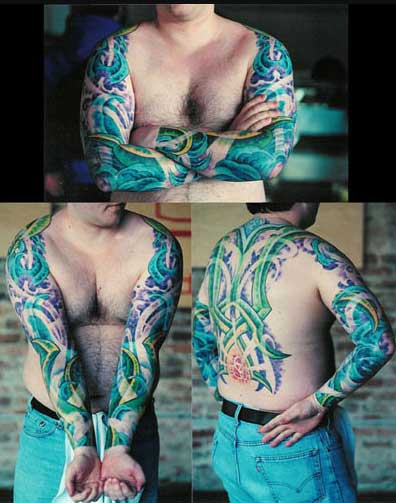 Tribal Sleeves and Backpiece