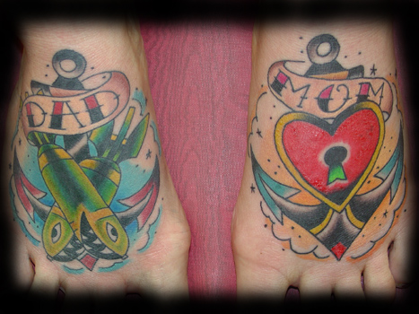 Color Tattoos Traditional