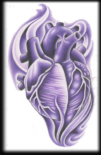 human heart tattoo. Elmo - Sketch #2 Human Heart
