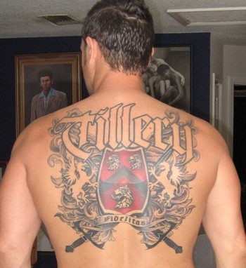 family crest tattoos. family crest, Tillery Family