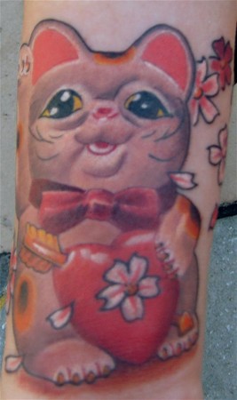 Looking for unique Tattoos? Lucky Cat Tattoo · click to view large image