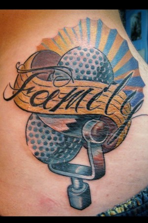 music tattoos. Tattoos? family and music