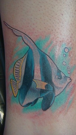 tropical fish tattoos
