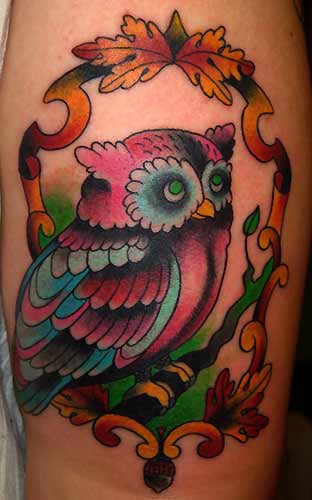 omega sleeve tattoo. butterfly tattoo andjeo