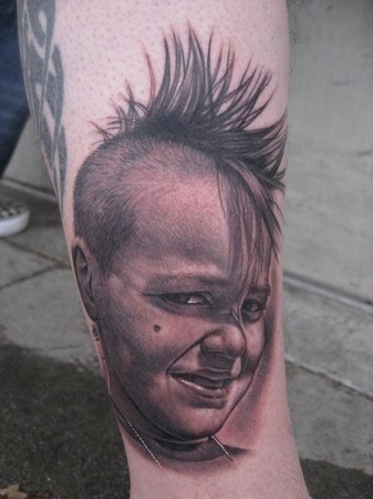 These vibrant punk rock tattoos are perfect for your rock baby!