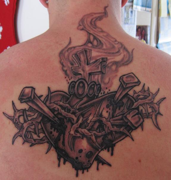 Ryan Thomas - Sacred heart. Keyword Galleries: Black and Gray Tattoos, 