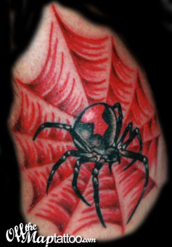 black widow spider tattoo. Nick Trammel - Black Widow