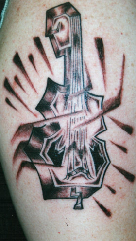 Keyword Galleries Black and Gray Tattoos Music Tattoos