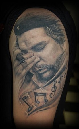 Tatuaggi on Off The Map Tattoo   Tattoos   Celebrity   Che Portrait