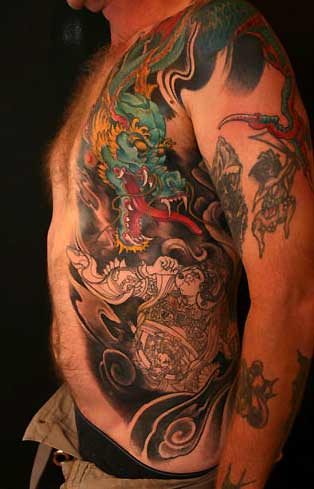  Fantasy Warrior Tattoos Traditional Japanese Dragon Tattoos