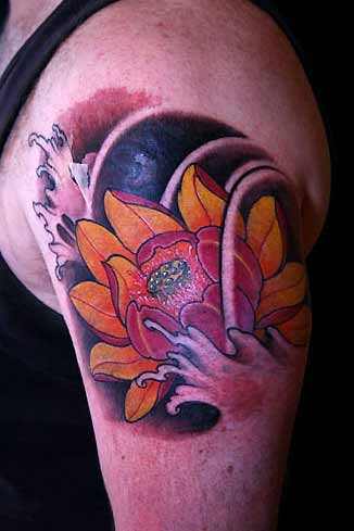 japanese flowers tattoo. Flower Lotus Tattoos