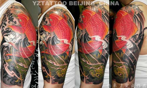 koi tattoo. Japanese Koi Fish Tattoos