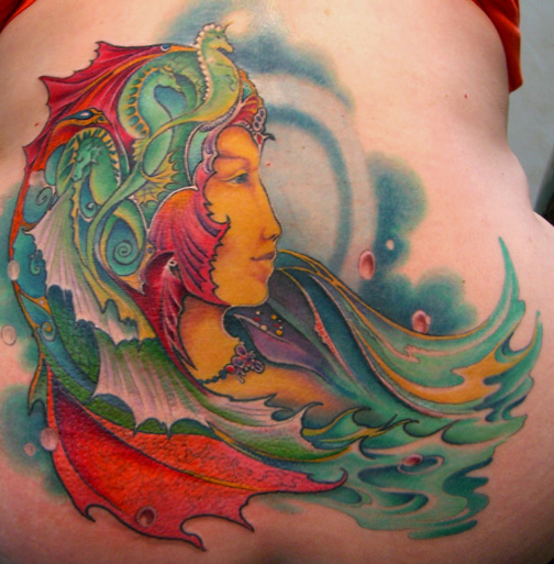 Tattoos - image 60 of 71. Goddess. Chris Dingwell - email. Placement: Back