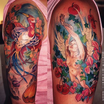 half sleeve of some japanese tattoo. So maybe I should just wait to