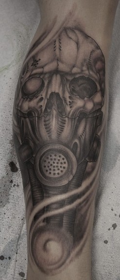 gas mask tattoo. Comments: Gas mask tattoo,