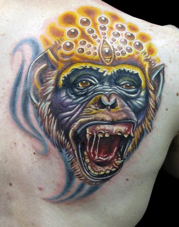 Styles Body Tattoos 3D Monkey Tattoo Gallery